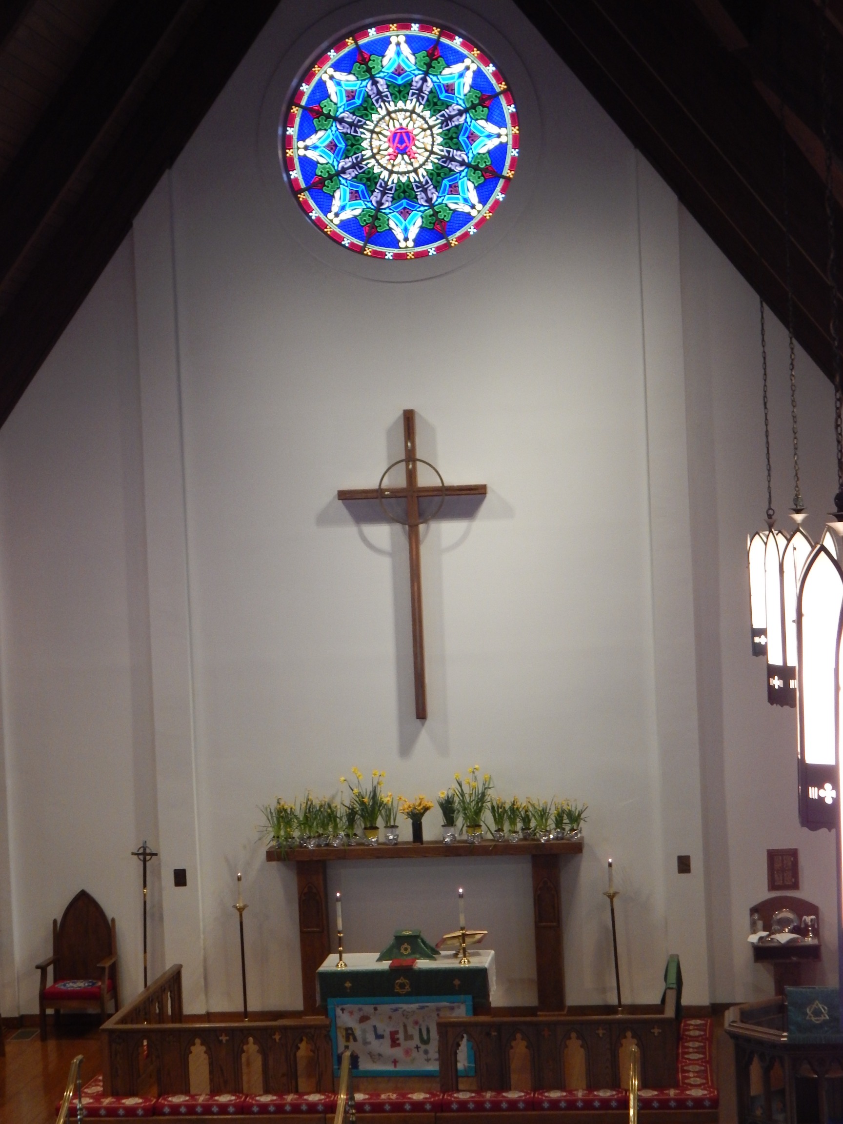 Altar and Rose Window